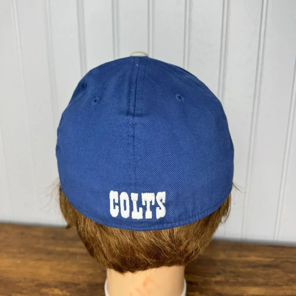 Indianapolis Colts Hat Adjustable Reebok Blue White NFL Football Wool Blend Men